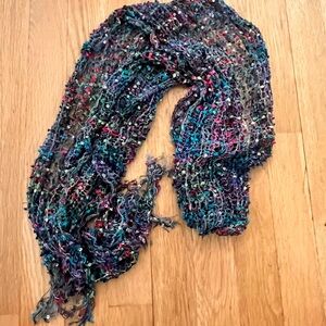 multicolored scarf